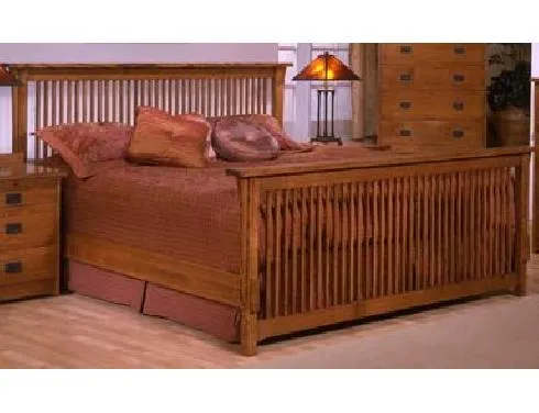 Trend Manor Mission Spindle Bed Set