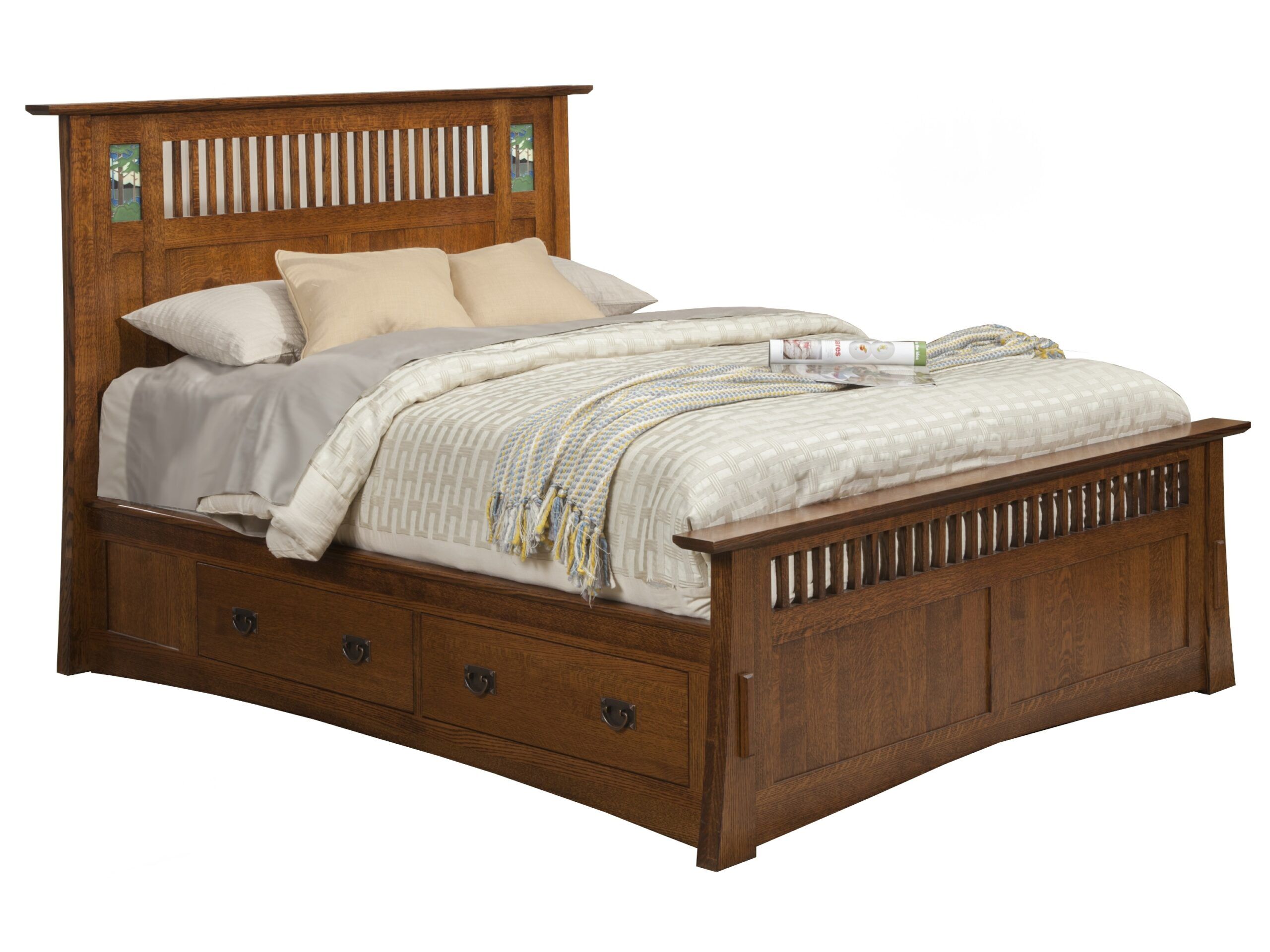 Trend Manor #1700 Arts &Amp; Crafts Bungalow Bed Sugar House Furniture Salt Lake City UT Platform Bed