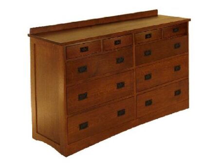 DUO Ten Drawer Mission Dresser