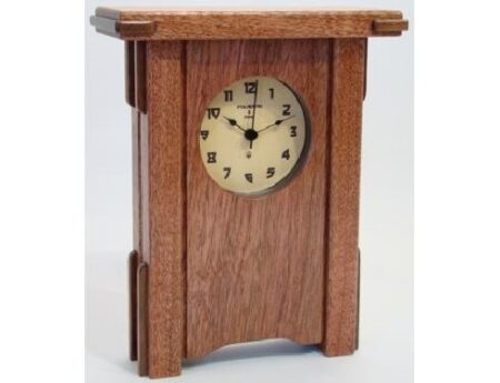 S & S Greene & Greene Mantel Clock