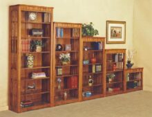 FVB-012-MD-6ft Modesto Double Bookcase