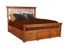 Trend Manor Solid Cherry Mission Bed