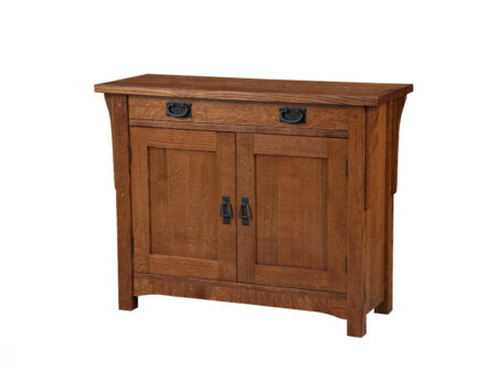 Trend Manor #1057 2 Door/1 Drawer Mission Console