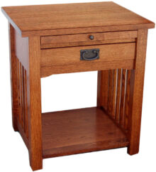 Trend Manor #3101 Mission 1 Drawer Nightstand