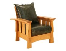 Trend Manor #1740L Arts & Crafts - Leather Bungalow Sofa