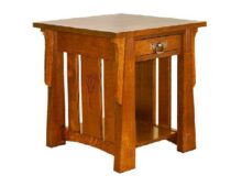 Landmark Wedge Shaped End Table (Front 15 1/4W) LM1622WG