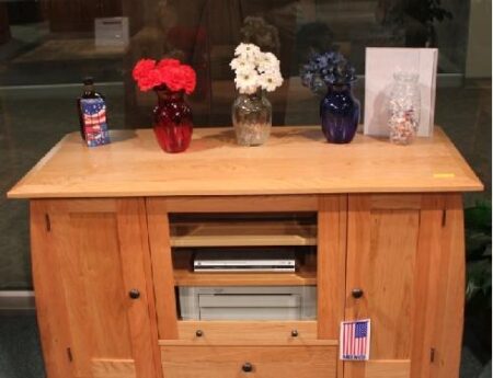 Trend Manor #2533WS TV Console with Inlay
