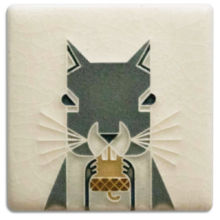 3x3 Squirrel - Cream