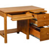 Premier Woodcraft Amish Economy Single Pedestal Student Desk
