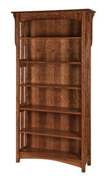 Landmark 72” Open Bookcase LM72BC