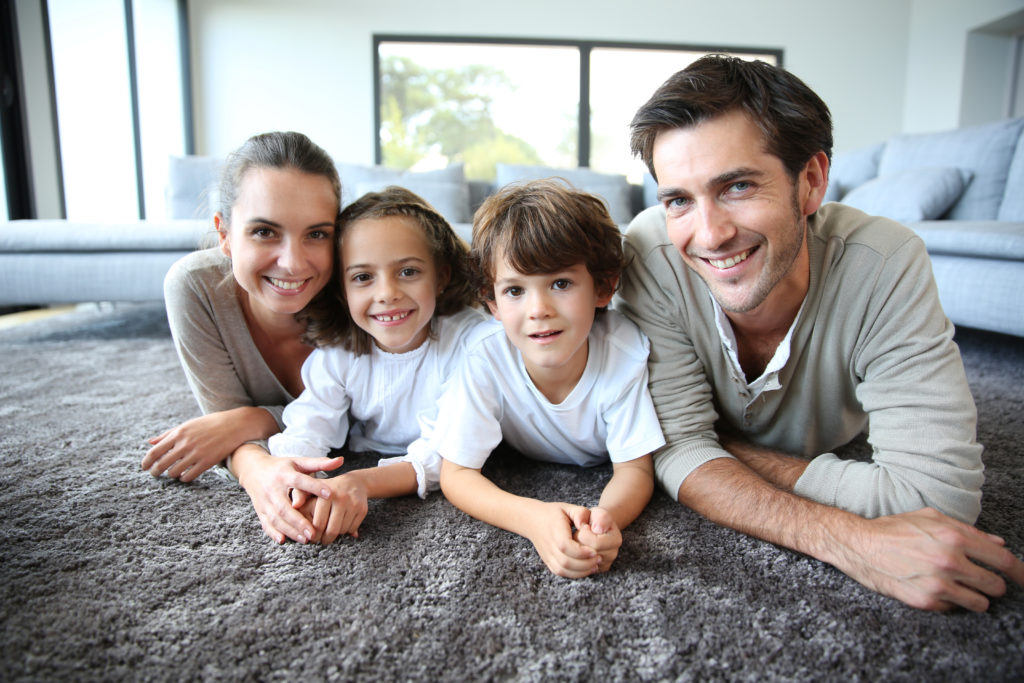 Smiling Family, Furniture, Carpet