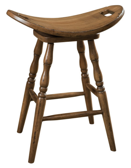 FN Saddle Swivel Bar Stool