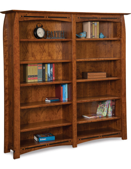 FVB-012-BC-6ft Boulder Creek Double Bookcase