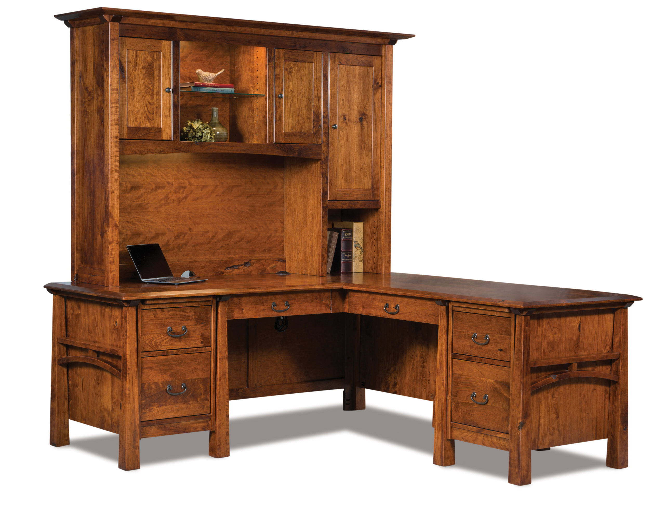 Artesa Fvd-7878L-Ht-A . 3Pc Desk Base &Amp; Hutch FVD-7878L-HT-A-3PC