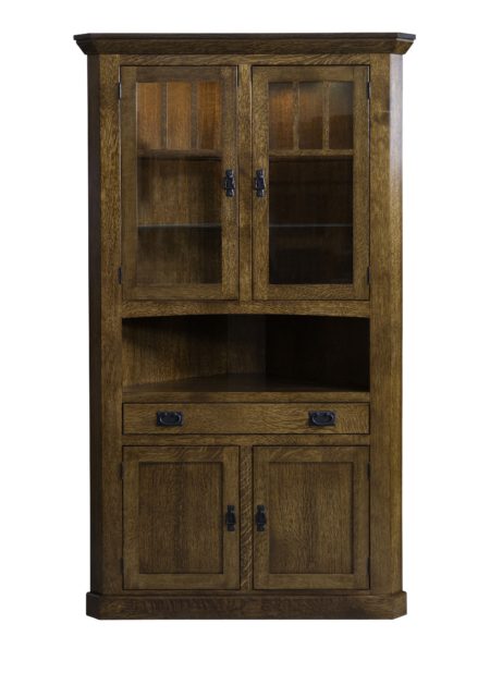 34" Mission Corner Hutch #LMC3482