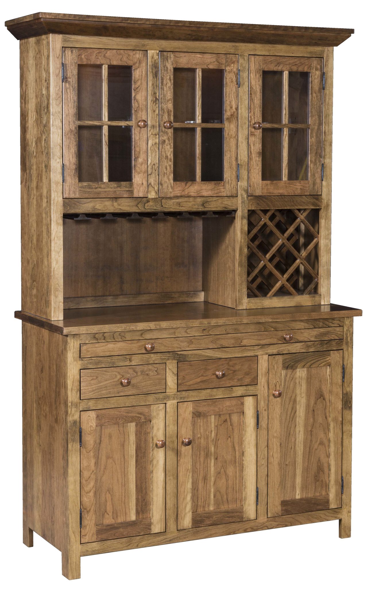 Shaker Wine Hutch LMWH4878 Sugar House Furniture