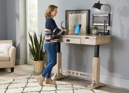 Craftsman Electric Sit-to-Stand Writer's Desk FVD-2654-CM-S/S