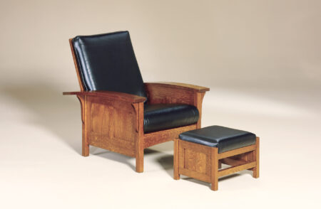 Bow Arm Panel Morris Chair #440BAPMC