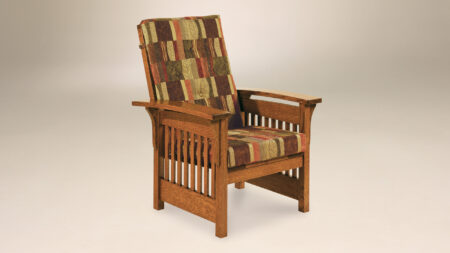 Bow Arm Slat Chair #750BASC