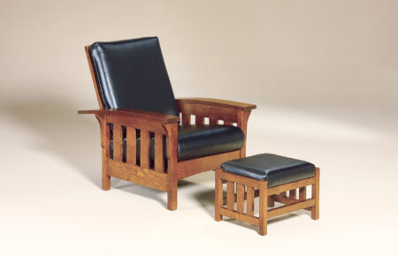 Bow Arm Slat Morris Chair #410 BASMC