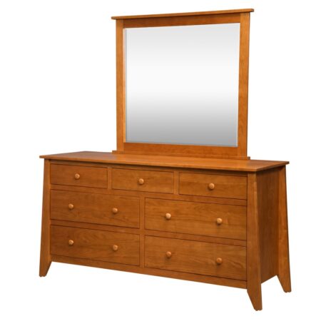 berwick 7 drawer wide dresser mirror
