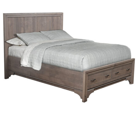 Cologne 2 Drawer Footboard Bed #1024 Queen
