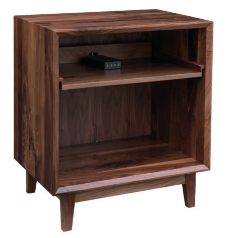 Palm Springs Open Night Stand with Pullout Shelf #MC1020