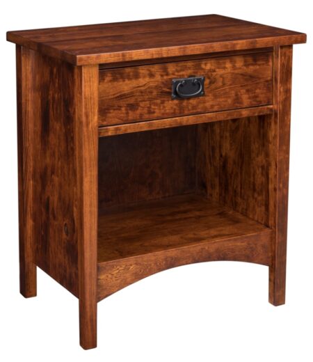 Arts & Crafts Mission 1 Drawer Nightstand (E&S-ACM1DNS)
