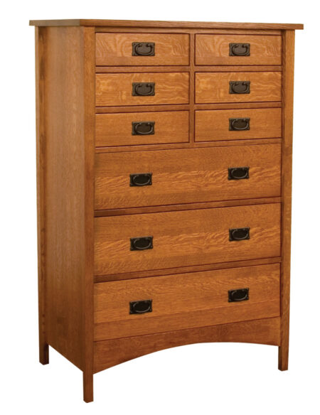 Arts & Crafts Mission Chest of Drawers (E&S-ACMCD)