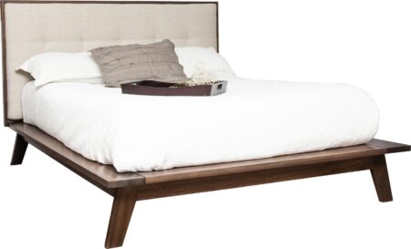 Dakota Fabric Headboard Bed (E&S-DAB)