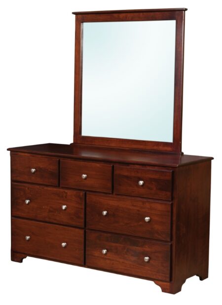 Millerton 7 Drawer Dresser (E&S-MT7DD) and Mirror (E&S-MTM)