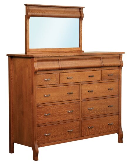 Pierre 12 Drawer Dresser (E&S-PID12) and Mirror (E&S-PID12M)