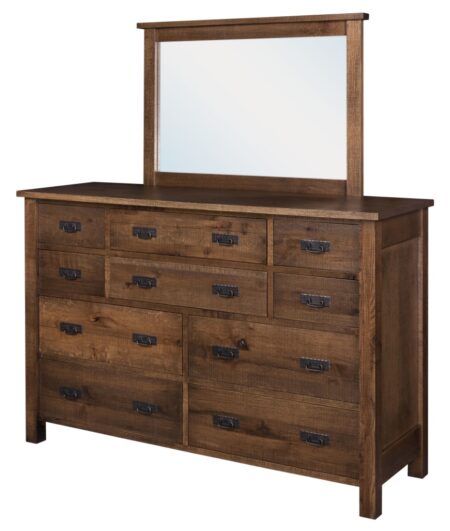 Regent 10 Drawer Dresser (E&S-R10DD) and Mirror (E&S-R10DDM)