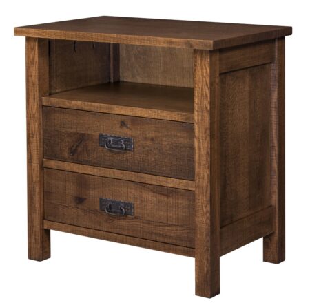 Regent 2 Drawer Nightstand (E&S-R2DNSOAT)
